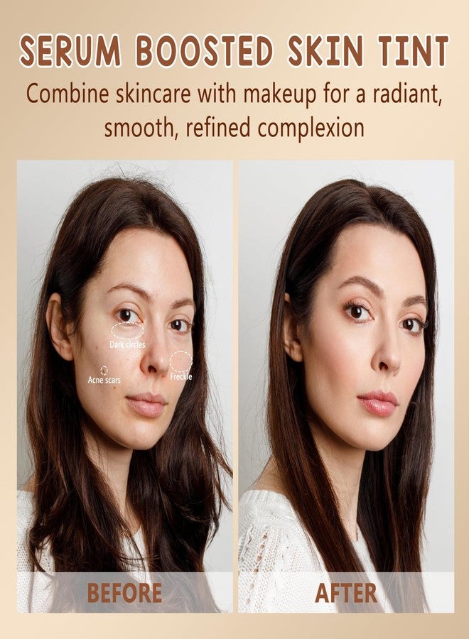 Grenben Foundation Stick Beauty Balm Serum Boosted Skin Tint, Solid Tinted Moisturizing Serum Contour Stick Foundation Face for Women, for Face Natural Makeup (03, 18g) - Image 3